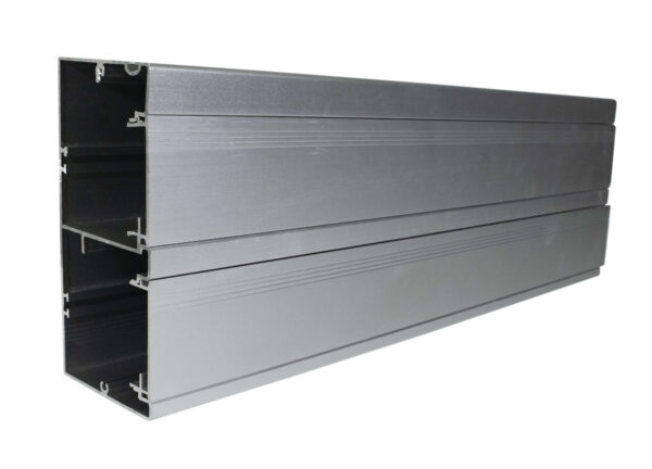 סופית לתעלת אלומיניום כפולה 130X55